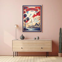 Charleston Vintage Travel Poster PosterGoat