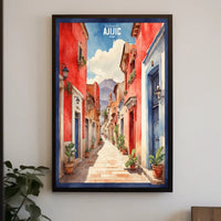Charming Ajijic Street Scene, Jalisco, Mexico Travel Poster PosterGoat