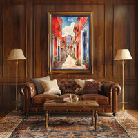Charming Ajijic Street Scene, Jalisco, Mexico Travel Poster PosterGoat