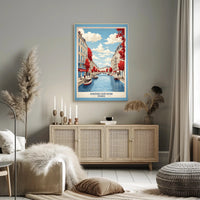 Charming Asnières-sur-Seine Landscape: Travel Poster PosterGoat