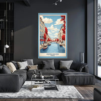 Charming Asnières-sur-Seine Landscape: Travel Poster PosterGoat