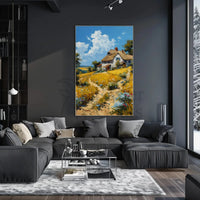 Charming Cottage Haven Impressions Artistic or Pop Culture Poster PosterGoat