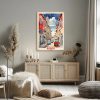 Charming Street Scene in Bondy France Urban or Cityscape Poster PosterGoat