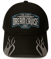 Woodward Dream Cruise 2024 Ford Wordmark Racing Flames Hat