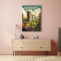 Chernobyl Nature Reclamation Urban or Cityscape Poster PosterGoat