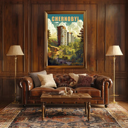 Chernobyl Nature Reclamation Urban or Cityscape Poster PosterGoat