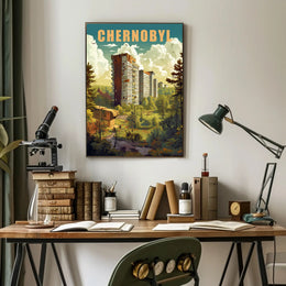 Chernobyl Nature Reclamation Urban or Cityscape Poster PosterGoat