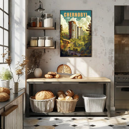 Chernobyl Nature Reclamation Urban or Cityscape Poster PosterGoat