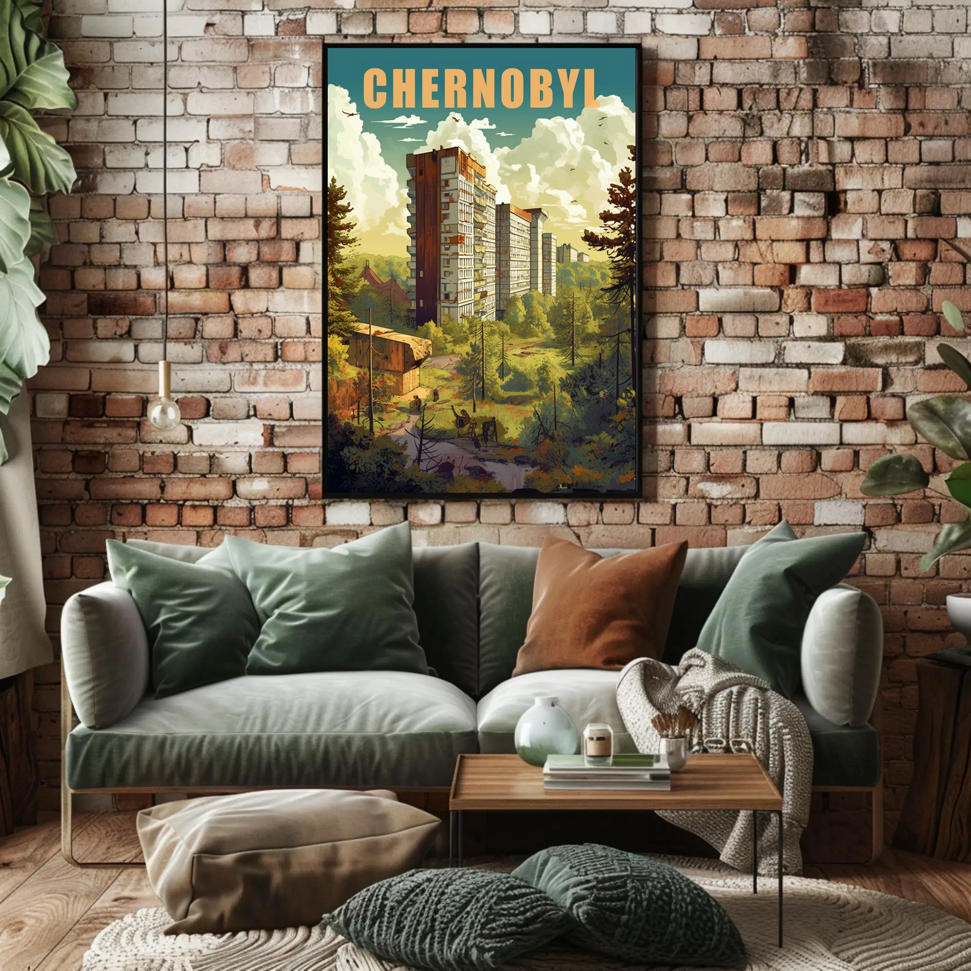 Chernobyl Nature Reclamation Urban or Cityscape Poster PosterGoat