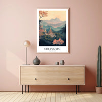 Chiang Mai Landscape Artistry: Tranquil Travel Poster PosterGoat