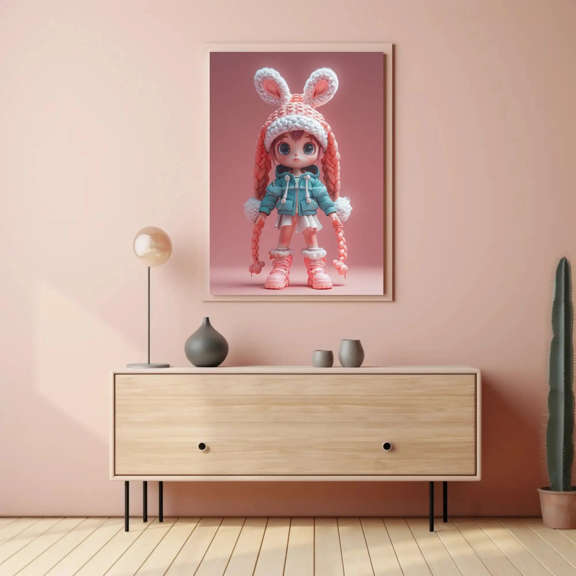 Chibi Winter Wonderland Poster - Abstract, Artistic, or Pop Culture Poster PosterGoat