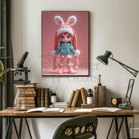 Chibi Winter Wonderland Poster - Abstract, Artistic, or Pop Culture Poster PosterGoat