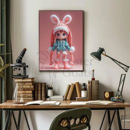 Chibi Winter Wonderland Poster - Abstract, Artistic, or Pop Culture Poster PosterGoat