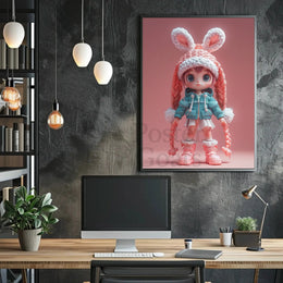 Chibi Winter Wonderland Poster - Abstract, Artistic, or Pop Culture Poster PosterGoat