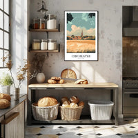 Chichester Landscape Vintage Travel Poster PosterGoat
