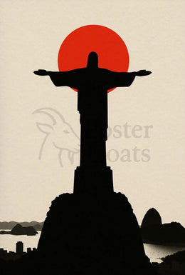 Christ the Redeemer Rio Travel Poster PosterGoat