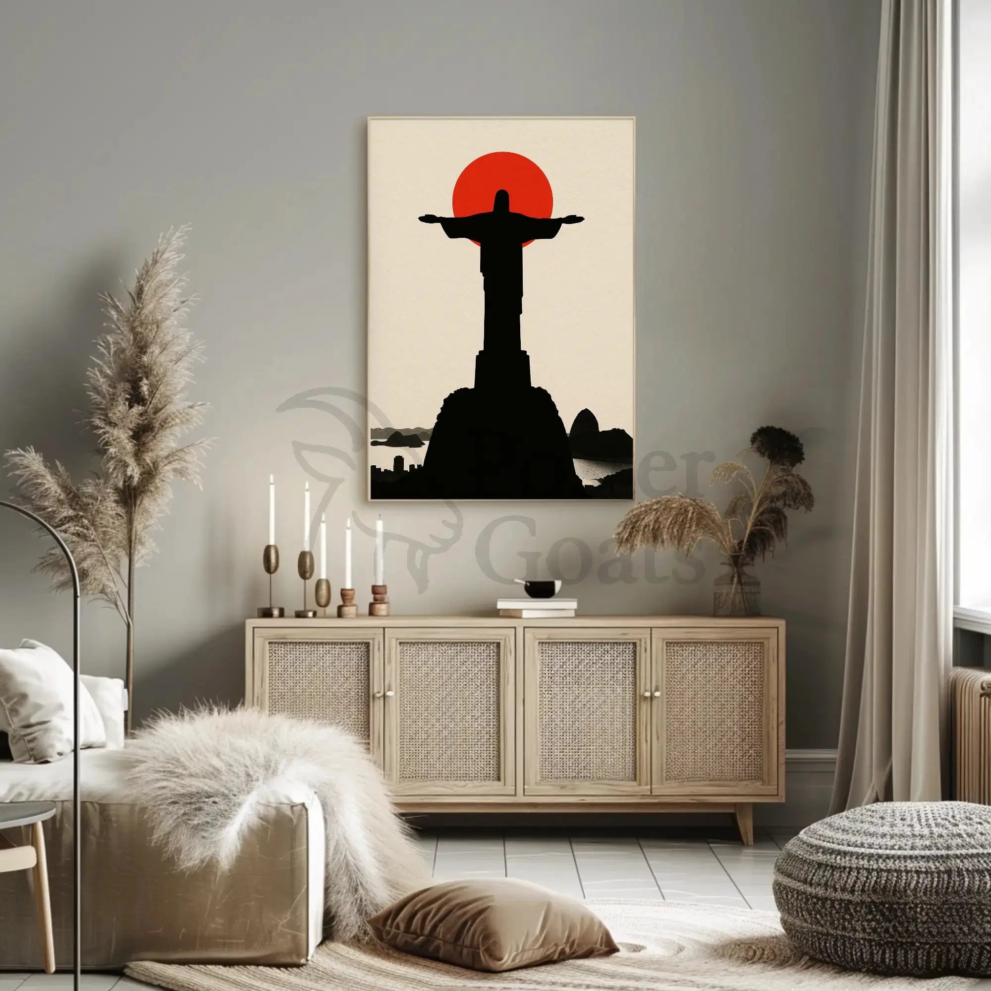 Christ the Redeemer Rio Travel Poster PosterGoat
