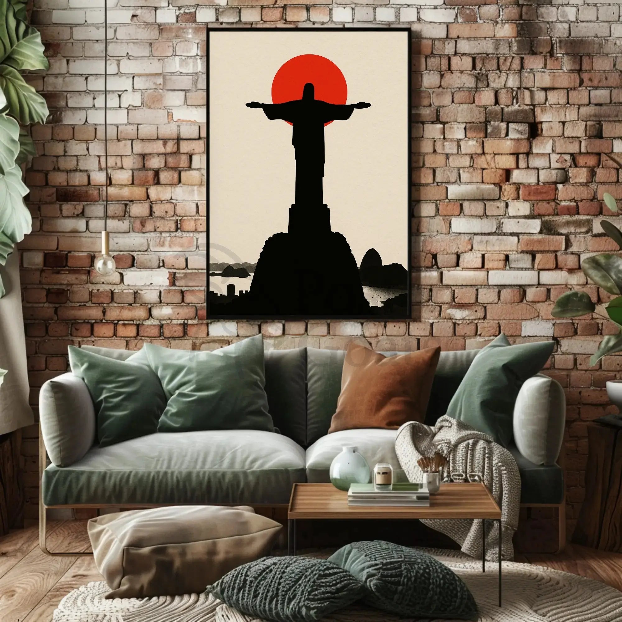 Christ the Redeemer Rio Travel Poster PosterGoat