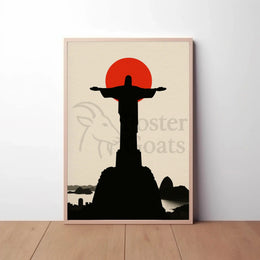 Christ the Redeemer Rio Travel Poster PosterGoat