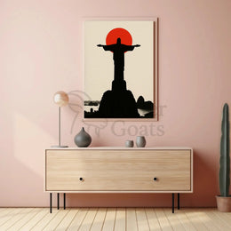 Christ the Redeemer Rio Travel Poster PosterGoat