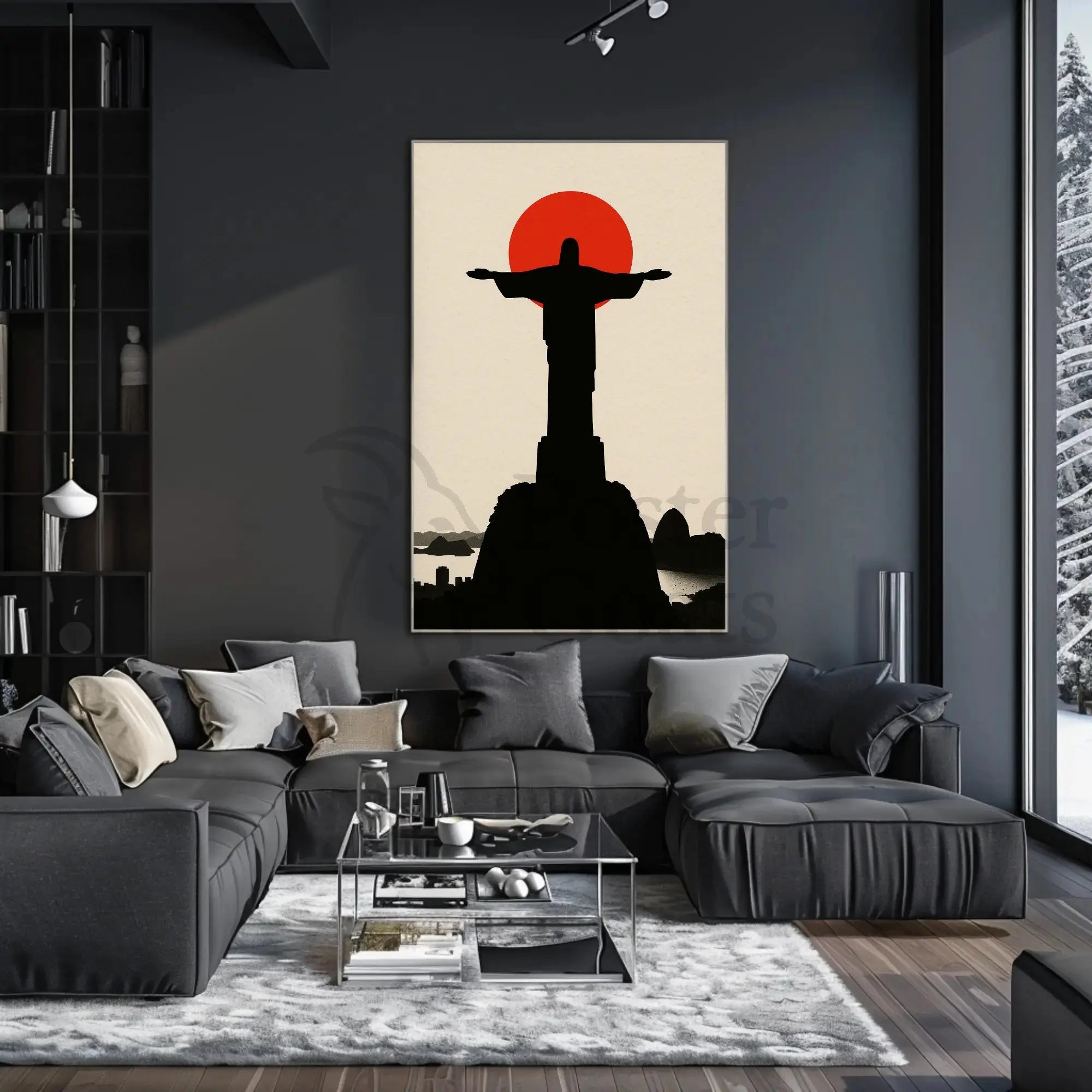 Christ the Redeemer Rio Travel Poster PosterGoat