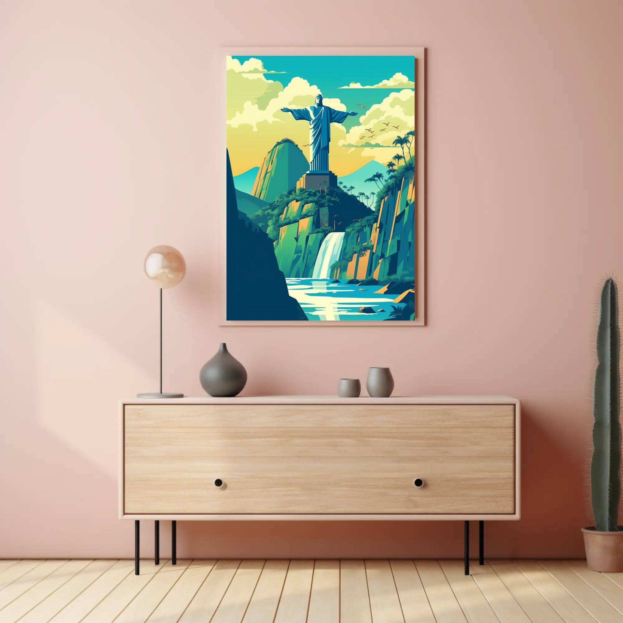 Christ the Redeemer Travel Poster PosterGoat