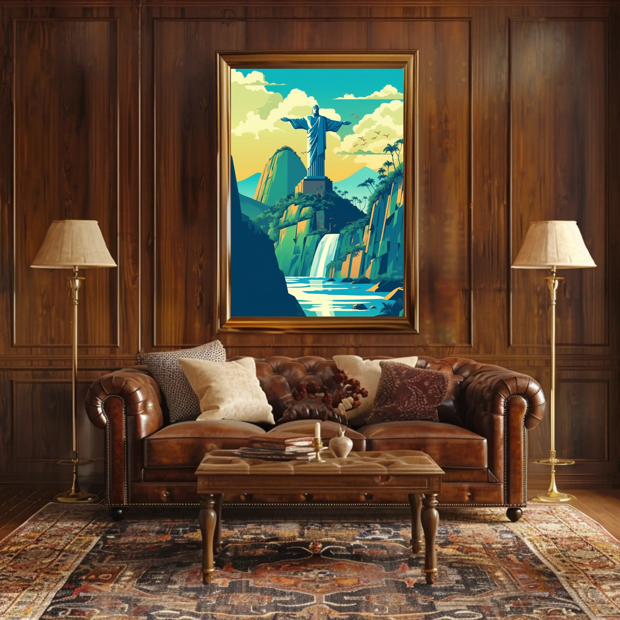 Christ the Redeemer Travel Poster PosterGoat