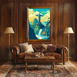 Christ the Redeemer Travel Poster PosterGoat
