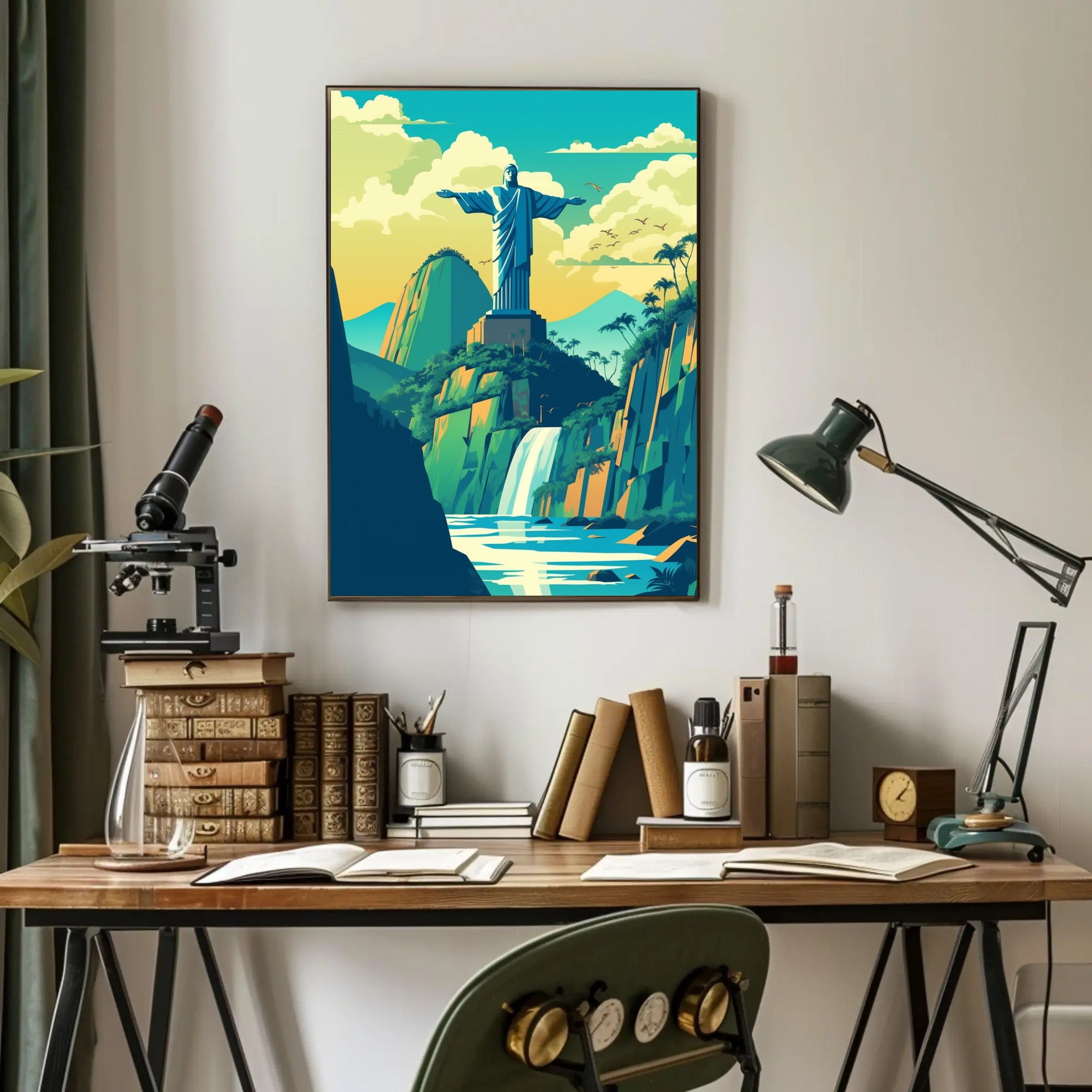Christ the Redeemer Travel Poster PosterGoat