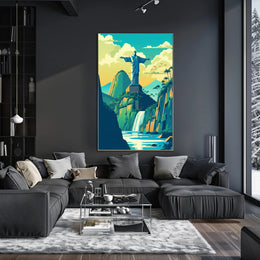 Christ the Redeemer Travel Poster PosterGoat