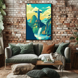 Christ the Redeemer Travel Poster PosterGoat