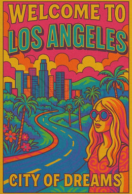 City of Dreams Vibrant Travel Poster PosterGoat