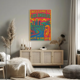 City of Dreams Vibrant Travel Poster PosterGoat