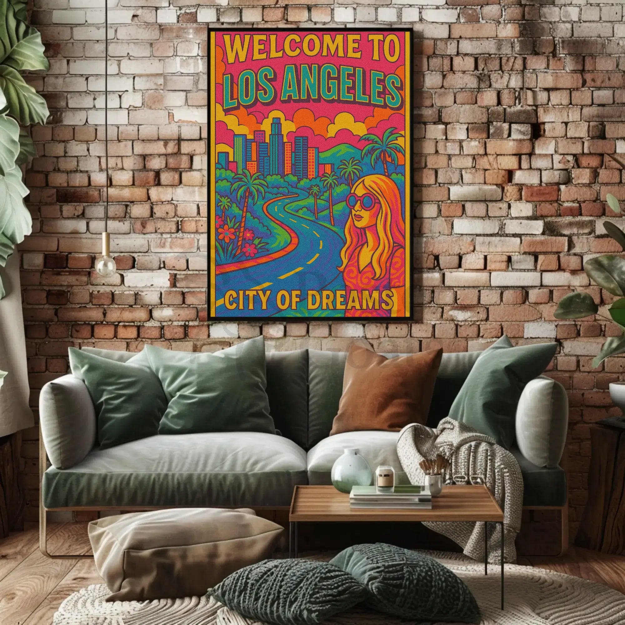 City of Dreams Vibrant Travel Poster PosterGoat