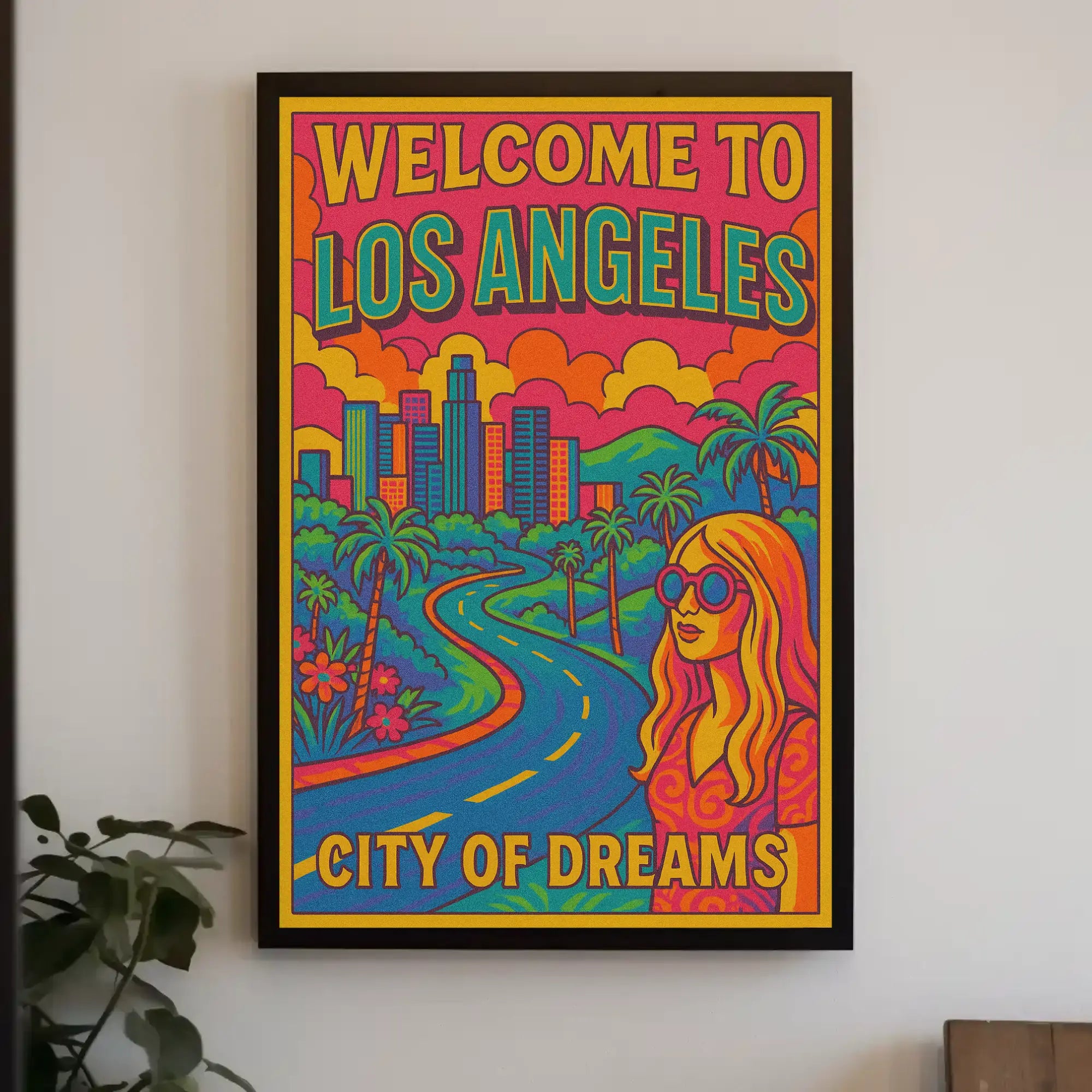 City of Dreams Vibrant Travel Poster PosterGoat