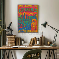 City of Dreams Vibrant Travel Poster PosterGoat