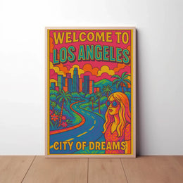 City of Dreams Vibrant Travel Poster PosterGoat