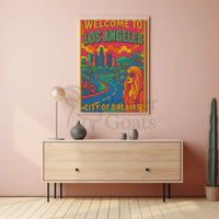 City of Dreams Vibrant Travel Poster PosterGoat