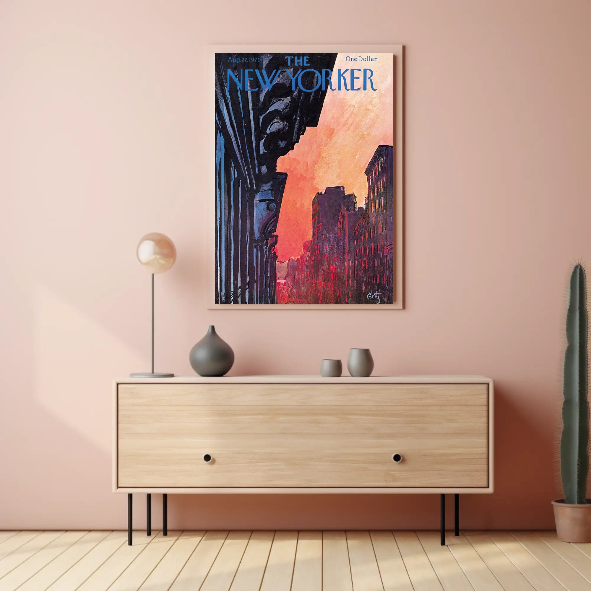 Cityscape Elegance: New York Travel Poster PosterGoat
