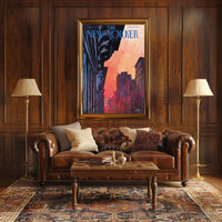 Cityscape Elegance: New York Travel Poster PosterGoat