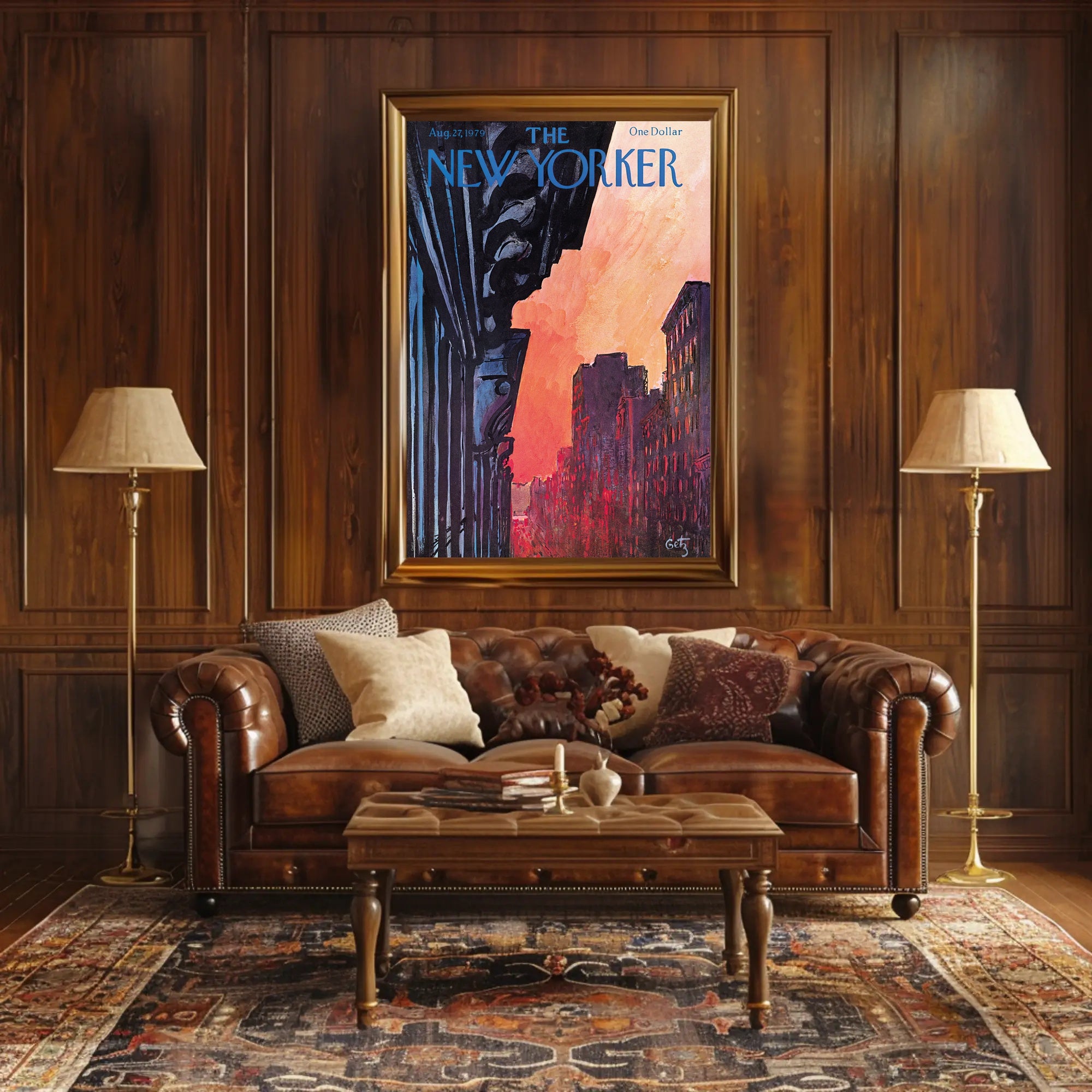 Cityscape Elegance: New York Travel Poster PosterGoat