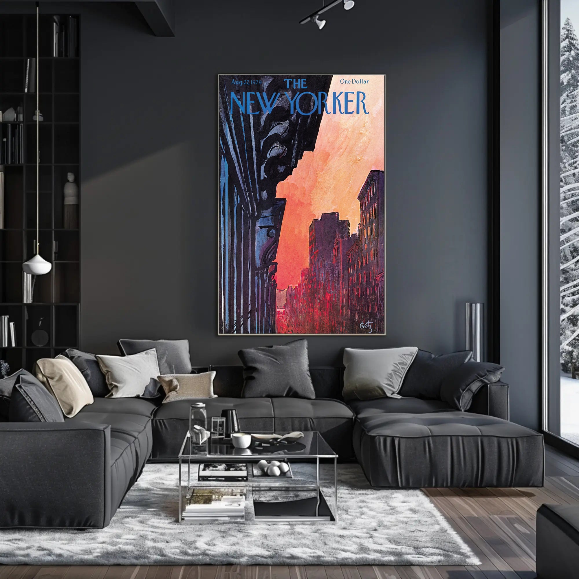 Cityscape Elegance: New York Travel Poster PosterGoat