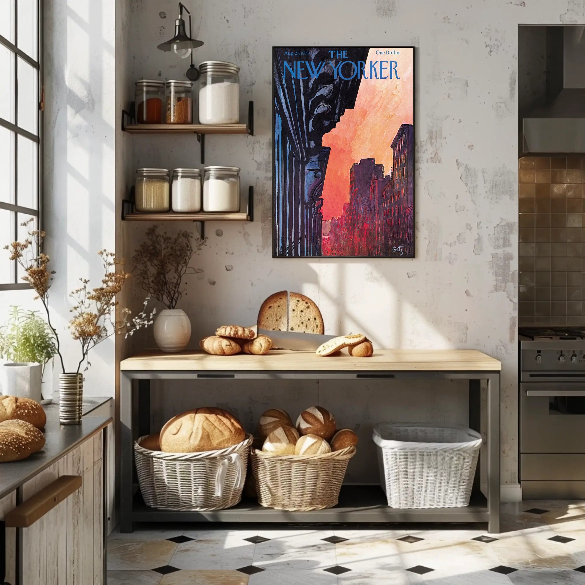 Cityscape Elegance: New York Travel Poster PosterGoat