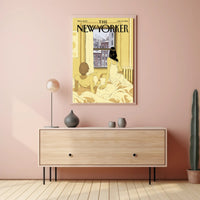 Cityscape Reflection in Winter - Contemporary Cultural Poster PosterGoat