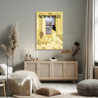 Cityscape Reflection in Winter - Contemporary Cultural Poster PosterGoat