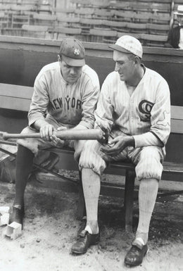 Classic Baseball Legends in Nostalgic Sports Poster PosterGoat