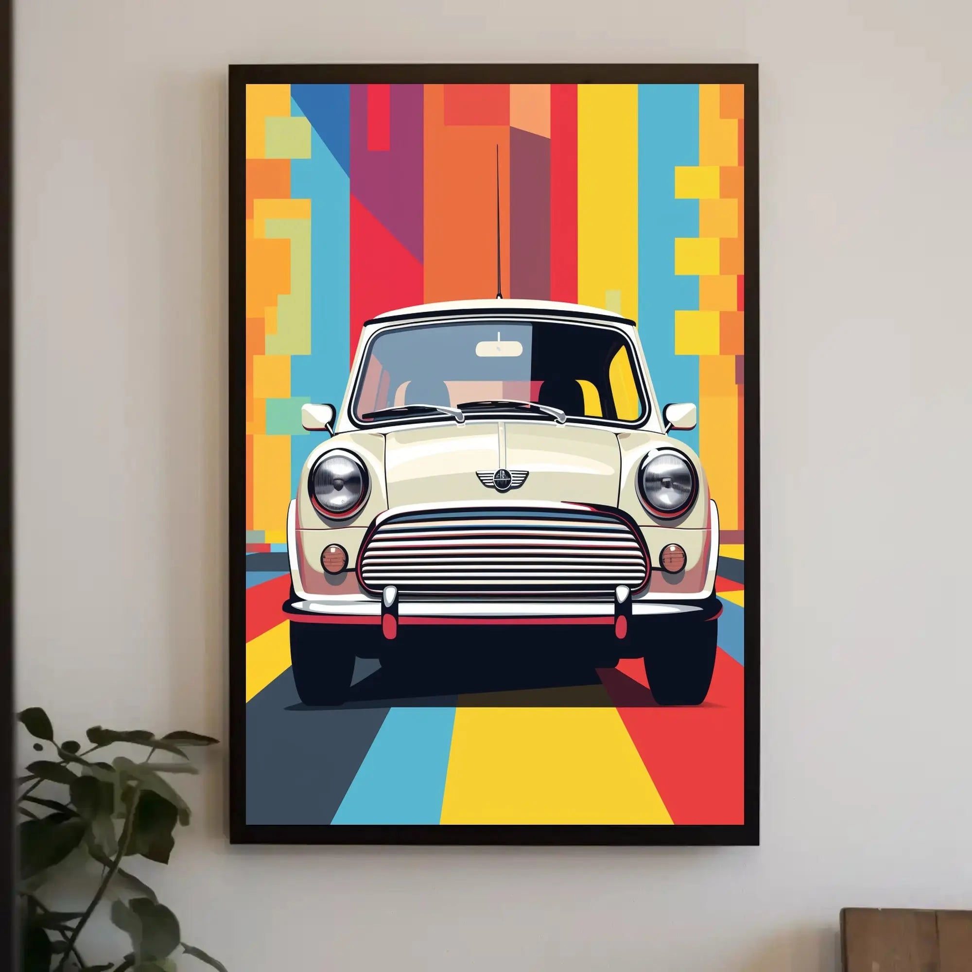 Classic Car Retro Art Print Pop Culture Poster PosterGoat