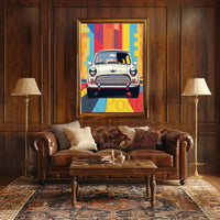 Classic Car Retro Art Print Pop Culture Poster PosterGoat