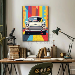 Classic Car Retro Art Print Pop Culture Poster PosterGoat
