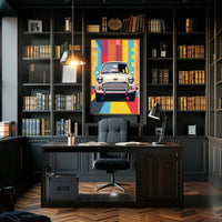 Classic Car Retro Art Print Pop Culture Poster PosterGoat